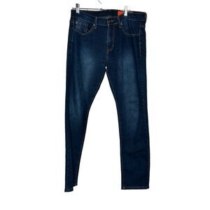 GENES SHOP BOWERY / SLIM FIT MEN'S  DISTRESSED COTTON STRAIGHT JEANS 32x32